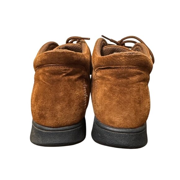 Faded Glory Cheyenne Brown Suede Leather Women’s Moc Toe Ankle Boots 8.5 - Picture 8 of 14